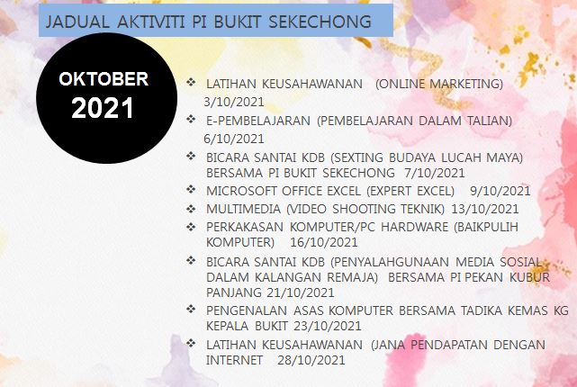 JADUAL AKTIVITI