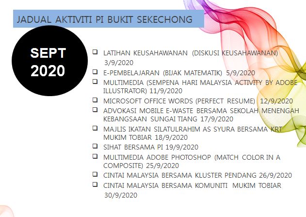 JADUAL AKTIVITI PI SEPT 2020