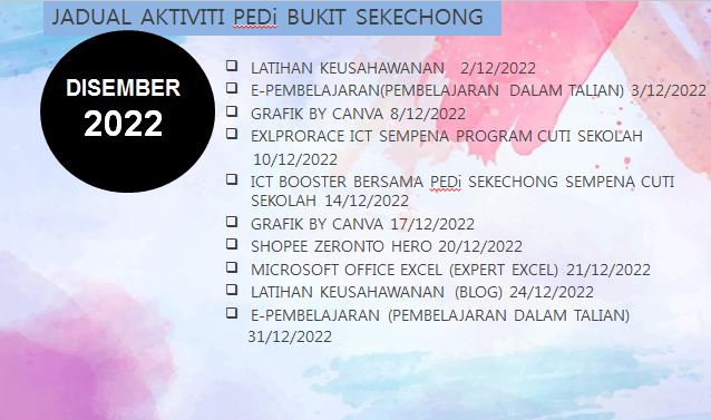 JADUAL AKTIVITI DEC 2022